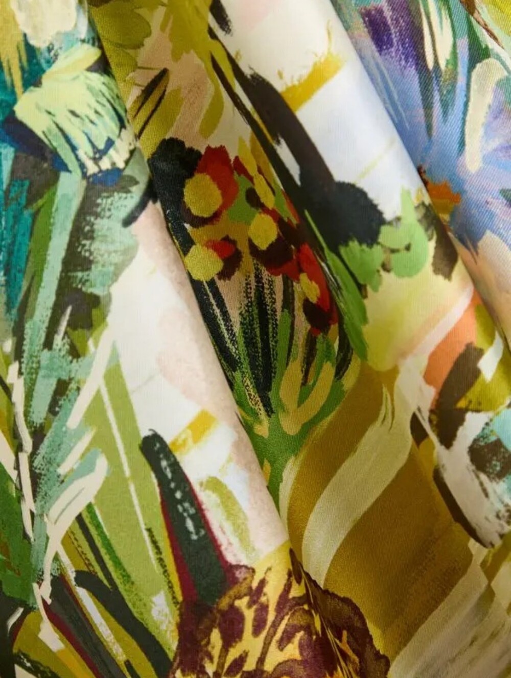 ALEMAIS jungle boogie printed halterneck silk maxi dress - Picture 5 of 14